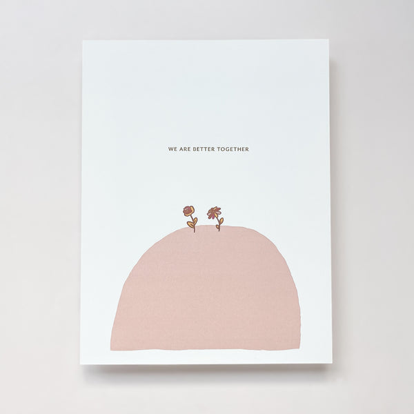 Better Together Art Print in Blush